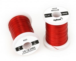 Flat Colour Wire, Medium, Wide, Red